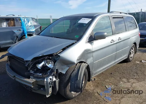 2006 Honda Odyssey Ex z USA, uszkodzony, nr VIN 5FNRL38476B113476
